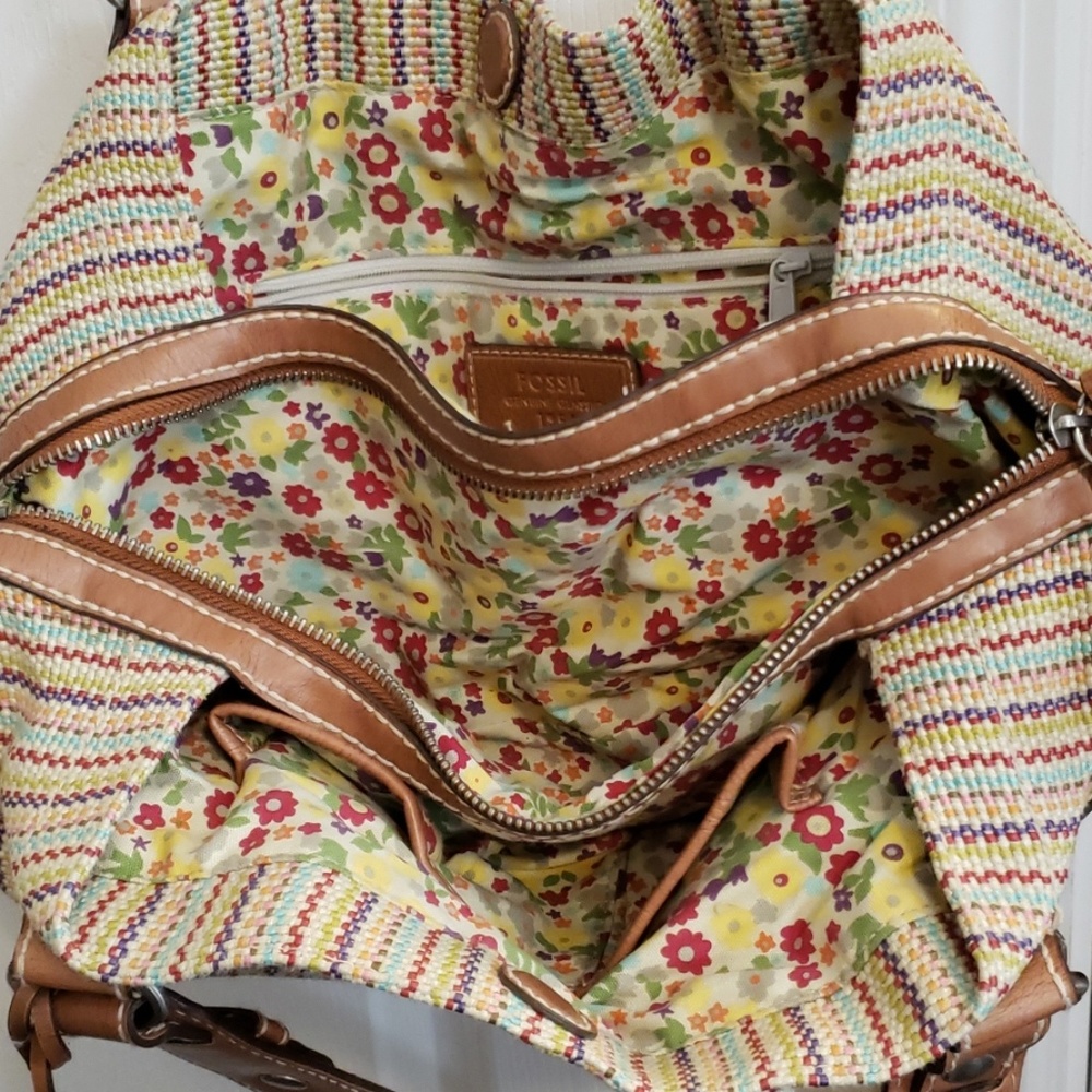 Fossil Multi-Color Hobo Bag - image 2